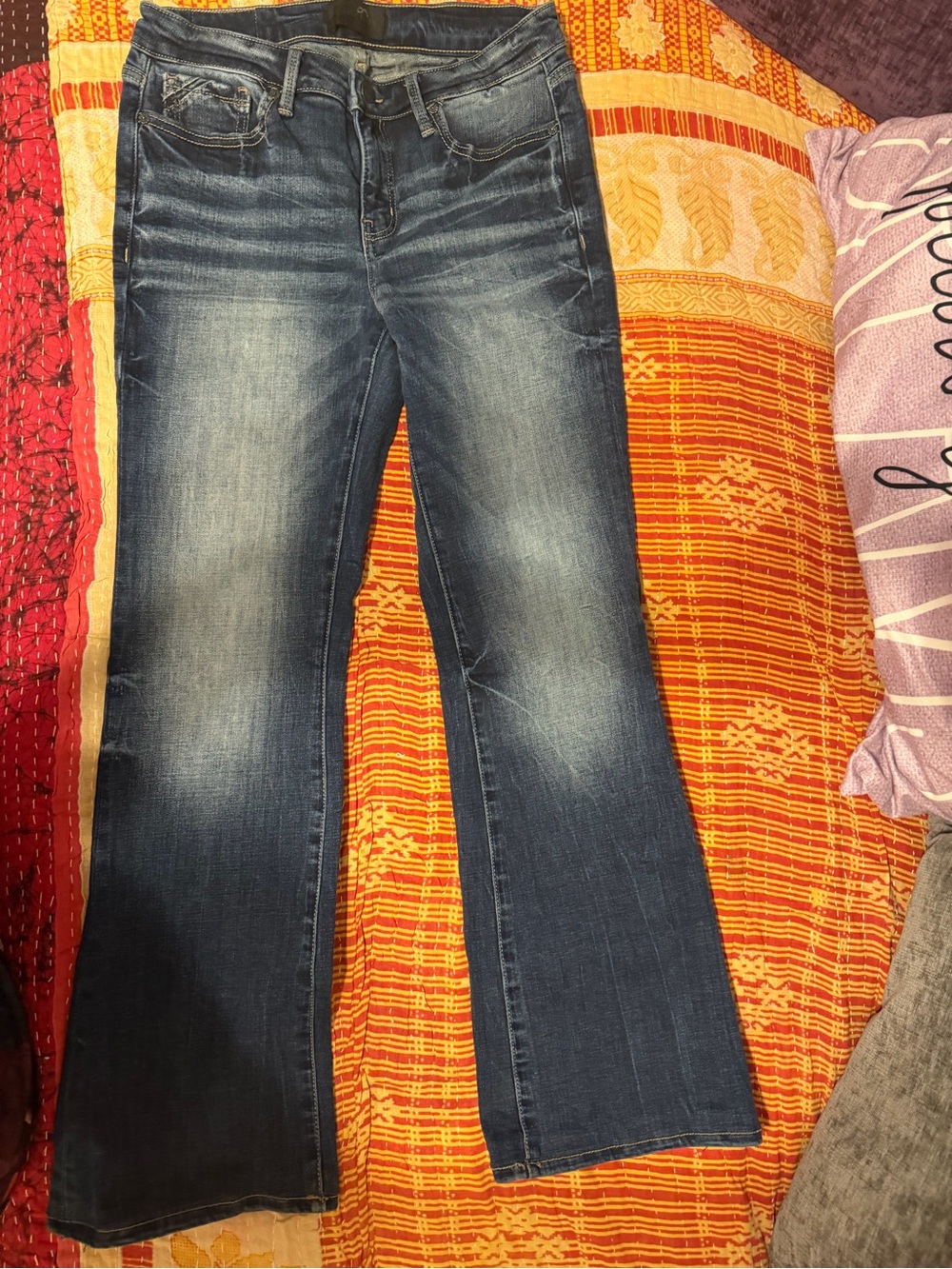 Buckle black Women’s Dark Blue Bootcut Jeans